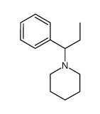 1-(1-phenyl-propyl)-piperidine结构式