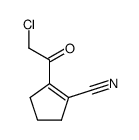 2-chloroacetyl-cyclopent-1-enecarbonitrile结构式