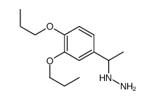 1-(3,4-dipropoxyphenyl)ethylhydrazine Structure