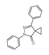 5,6-Diazaspiro[2.4]hept-6-en-4-one,5,7-diphenyl-结构式