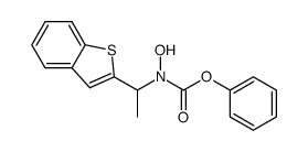phenyl 1-(benzo[b]thiophen-2-yl)ethyl(hydroxy)carbamate Structure