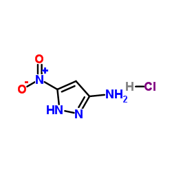 5-Nitro-1H-pyrazol-3-amine hydrochloride (1:1)结构式