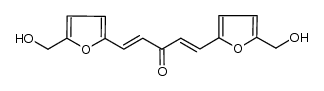 (1E,4E)-1,5-bis[5-(hydroxymethyl)furan-2-yl]penta-1,4-dien-3-one Structure