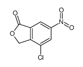 4-chloro-6-nitro-3H-2-benzofuran-1-one Structure