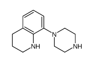 8-piperazin-1-yl-1,2,3,4-tetrahydroquinoline结构式
