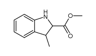 methyl 3-(R/S)-methylindoline-2(R/S)-carboxylate结构式