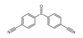 bis(4-cyanophenyl)sulfoxide Structure