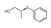 (S)-2-(phenylthio)-1-propanol结构式