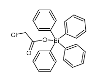 tetraphenylbismuth monochloroacetate Structure
