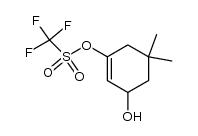 3-hydroxy-5,5-dimethylcyclohex-1-en-1-yl trifluoromethanesulfonate结构式