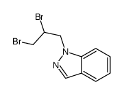 1-(2,3-dibromopropyl)indazole结构式