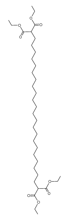 tetracosane-1,1,24,24-tetracarboxylic acid tetraethyl ester结构式