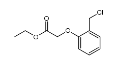 o-(ethoxycarbonylmethoxy)benzyl chloride结构式