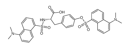N,O-didansyl-L-tyrosine结构式