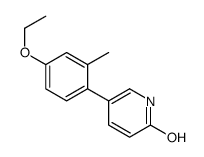 5-(4-ethoxy-2-methylphenyl)-1H-pyridin-2-one结构式