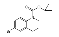 tert-Butyl 6-bromo-3,4-dihydroquinoline-1(2H)-carboxylate Structure