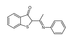 2-(C-methyl-N-phenylcarbonimidoyl)-1-benzothiophen-3-one结构式