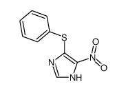 4-nitro-5-phenylthioimidazole结构式