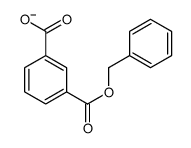 1,3-Benzenedicarboxylic acid, Mono(phenylmethyl) ester structure