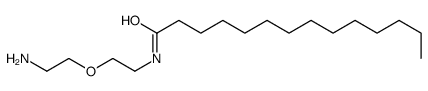 N-[2-(2-aminoethoxy)ethyl]tetradecanamide结构式