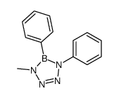 1-methyl-4,5-diphenyltetrazaborole结构式