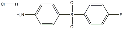 4-(4-fluorobenzenesulfonyl)aniline hydrochloride structure