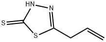 1,3,4-Thiadiazole-2(3H)-thione,5-(2-propenyl)- (9CI) Structure