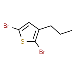 2,5-Dibromo-3-propylthiophene Structure