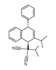 4-(1,1-dicyano-2-methylpropyl)-1-phenyl-3-isopropyl-1,4-dihydronaphthalene结构式