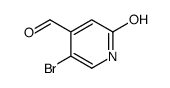 4-Pyridinecarboxaldehyde, 5-bromo-1,2-dihydro-2-oxo- Structure