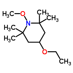 Piperidine, 4-ethoxy-1-methoxy-2,2,6,6-tetramethyl- (9CI)结构式