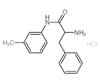 2-Amino-N-(3-methylphenyl)-3-phenylpropanamide hydrochloride结构式