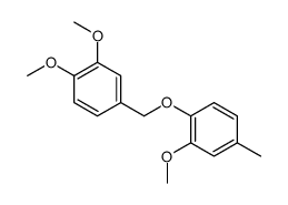 1,2-dimethoxy-4-[(2-methoxy-4-methylphenoxy)methyl]benzene Structure