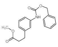 Benzenepropanoic acid,3-[[(phenylmethoxy)carbonyl]amino]-, methyl ester Structure