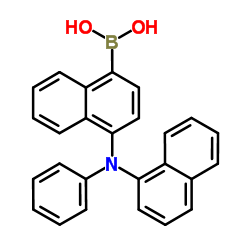 Boronic acid, B-[4-(1-naphthalenylphenylamino)-1-naphthalenyl]-结构式