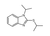 1-Isopropyl-2-isopropylthiobenzimidazole结构式