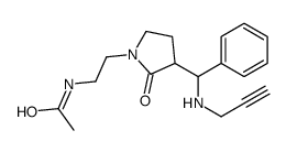 N-(2-{2-Oxo-3-[phenyl(2-propyn-1-ylamino)methyl]-1-pyrrolidinyl}e thyl)acetamide Structure