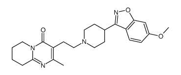 6-脱氟-6-甲氧基利培酮结构式