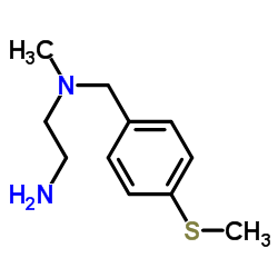 N-Methyl-N-[4-(methylsulfanyl)benzyl]-1,2-ethanediamine结构式