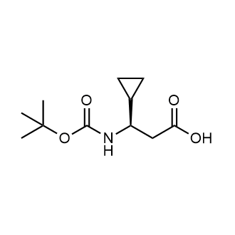 (R)-3-((tert-butoxycarbonyl)amino)-3-cyclopropylpropanoicacid picture