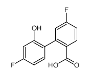 4-fluoro-2-(4-fluoro-2-hydroxyphenyl)benzoic acid Structure