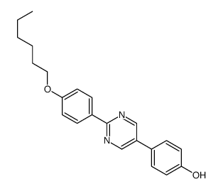 2-(4-Hexoxyphenyl)-5-(4-hydroxyphenyl)-pyrimidine structure