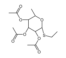 ETHYL 2,3,4-TRI-O-ACETYL-1-THIO-BETA-L-FUCOPYRANOSIDE Structure