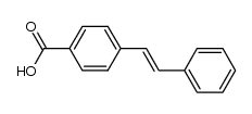 4-((E)-2-phenylethenyl)benzoic acid Structure