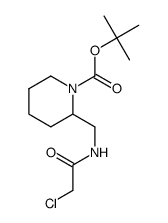 2-[(2-Chloro-acetylamino)-Methyl]-piperidine-1-carboxylic acid tert-butyl ester structure