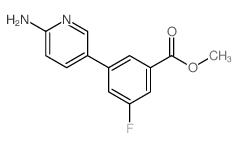 3-(6-氨基吡啶-3-基)-5-氟苯甲酸甲酯图片