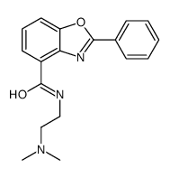 N-[2-(dimethylamino)ethyl]-2-phenyl-1,3-benzoxazole-4-carboxamide结构式