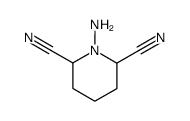 2,6-Piperidinedicarbonitrile,1-amino-(7CI,8CI) structure
