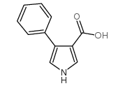4-Phenyl-1H-pyrrole-3-carboxylic acid Structure