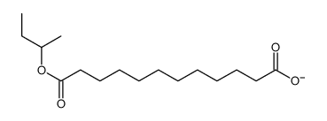 12-butan-2-yloxy-12-oxododecanoate结构式